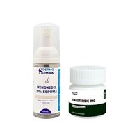 MINOXIDIL 5% EN ESPUMA 60ML + Finasteride 1mg x 60 Cápsulas
