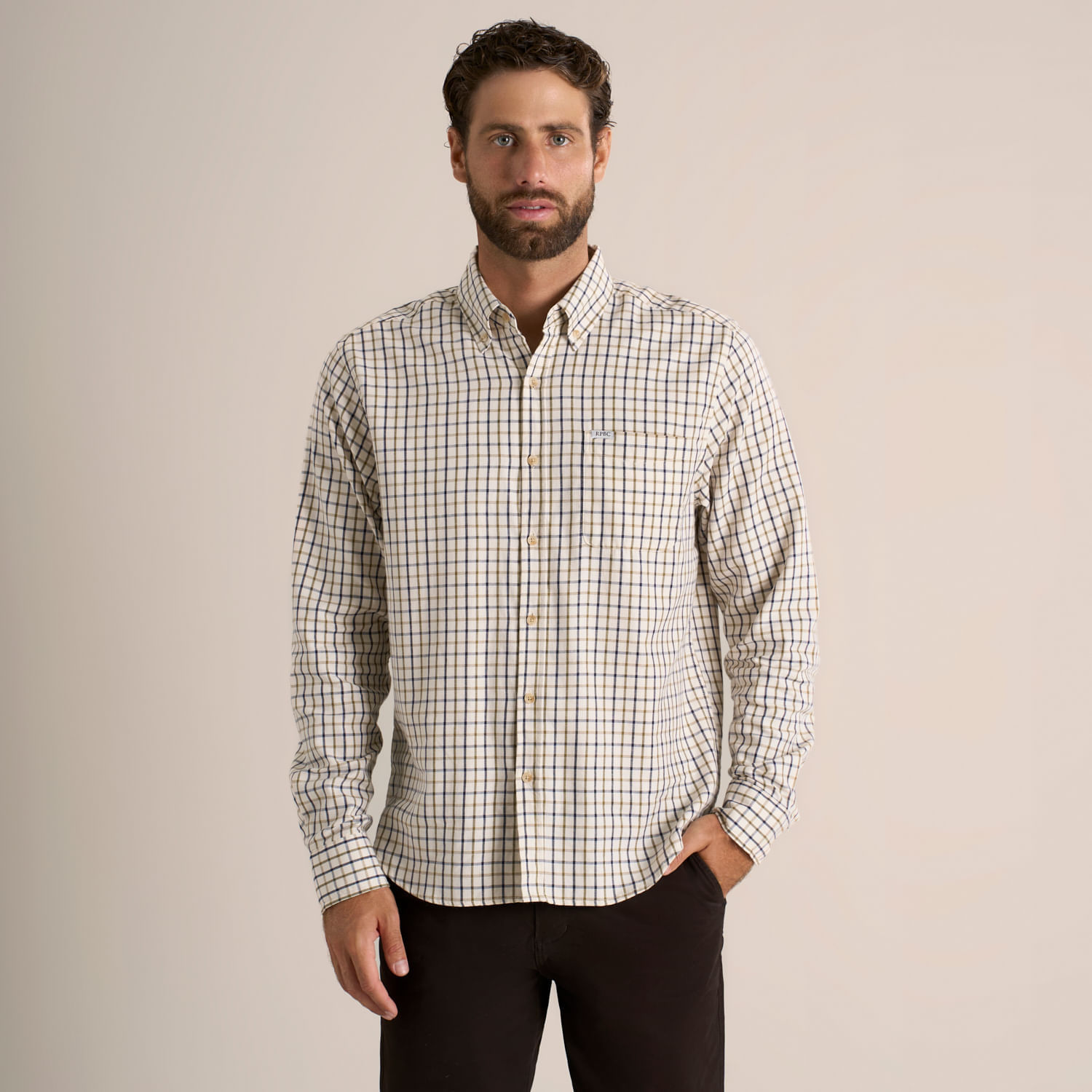 Camisa Manga Larga Hombre Cuadros The Royal Parks British Club