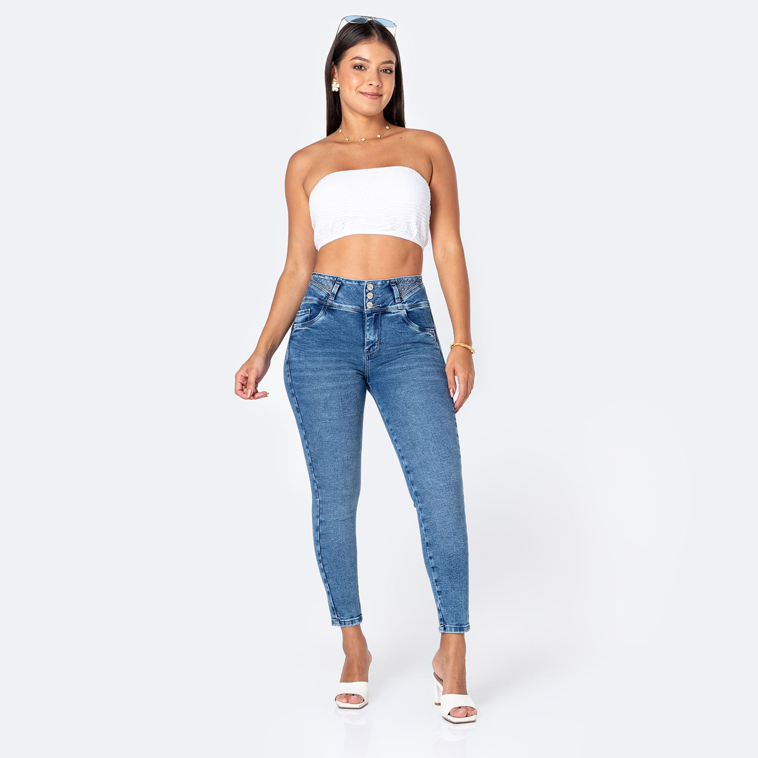 Jean Mujer Zulmi Pionier Skinny