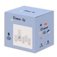 Set CRISTAR Capella x5un (Decanter + 4 Vasos)