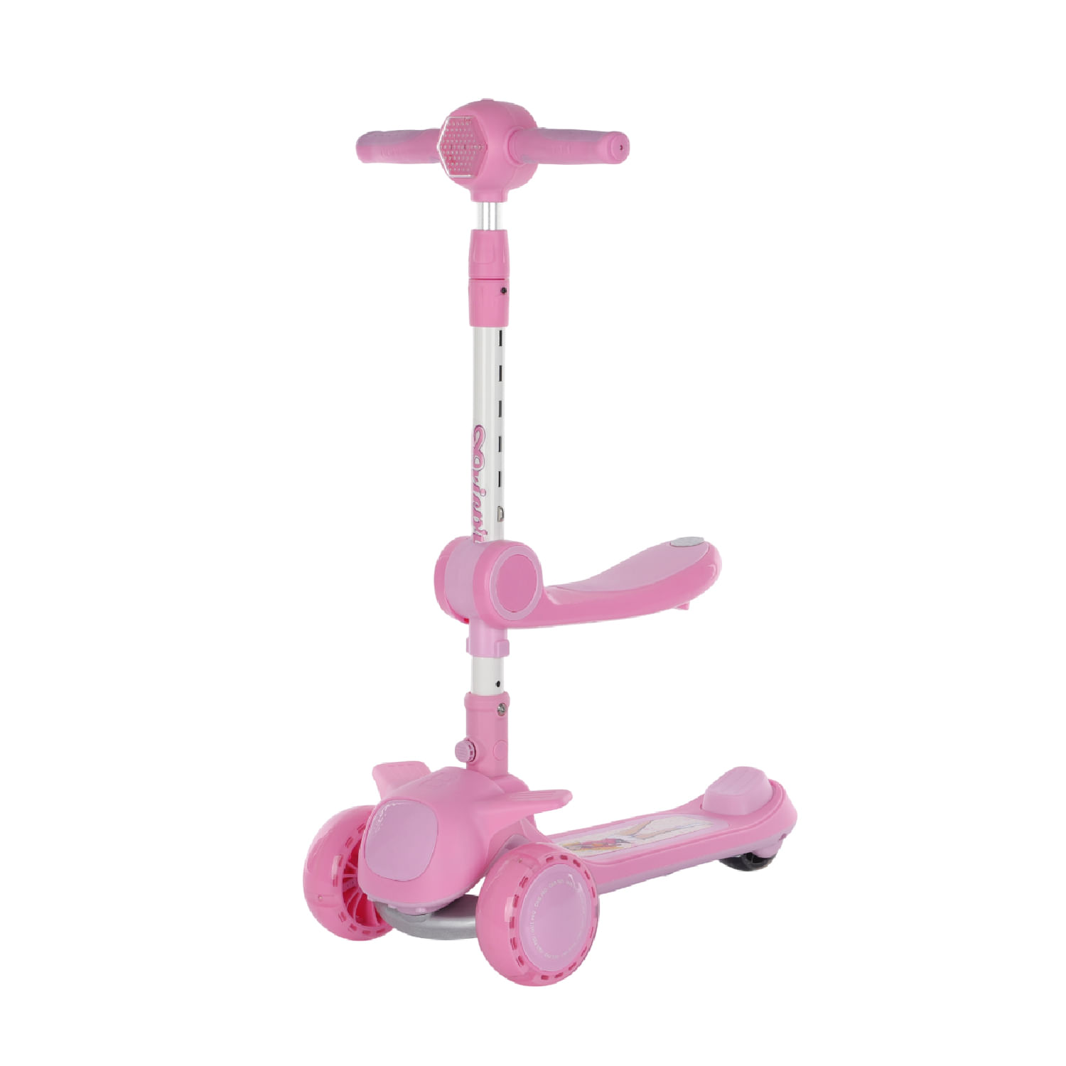 Scooter lexus asiento bluetooth oxie pro rosado