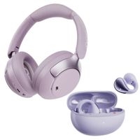 Combo QCY Audífonos H3 Pro  Púrpura + QCY Audífonos Inalambricos C30 Morado
