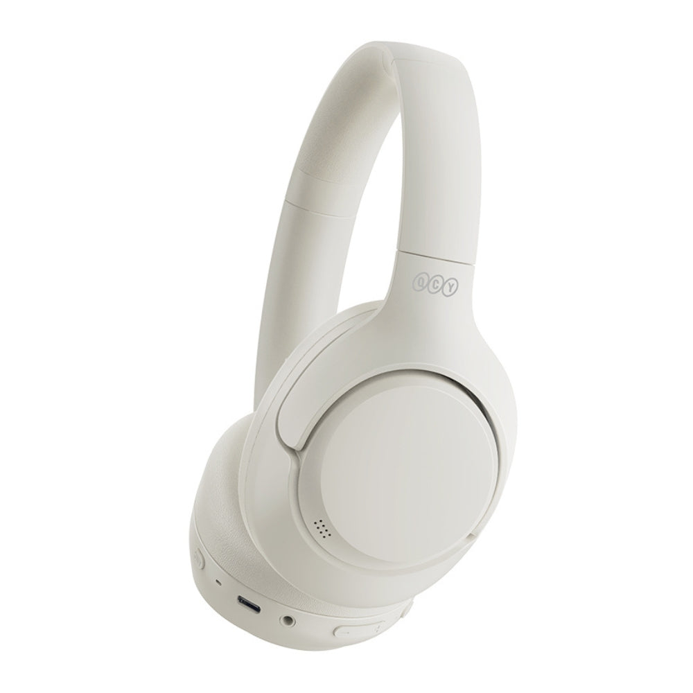 Audífonos Inalámbricos QCY H3 Blanco Bluetooth 5.3 Batería 70h ANC