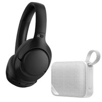 Combo QCY audífonos H3 Negro + QCY speaker SP2 Blanco