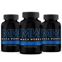 LEVADURA DE CERVEZA Y MACA NEGRA MACA WORKS 100 CÁPSULAS X 3