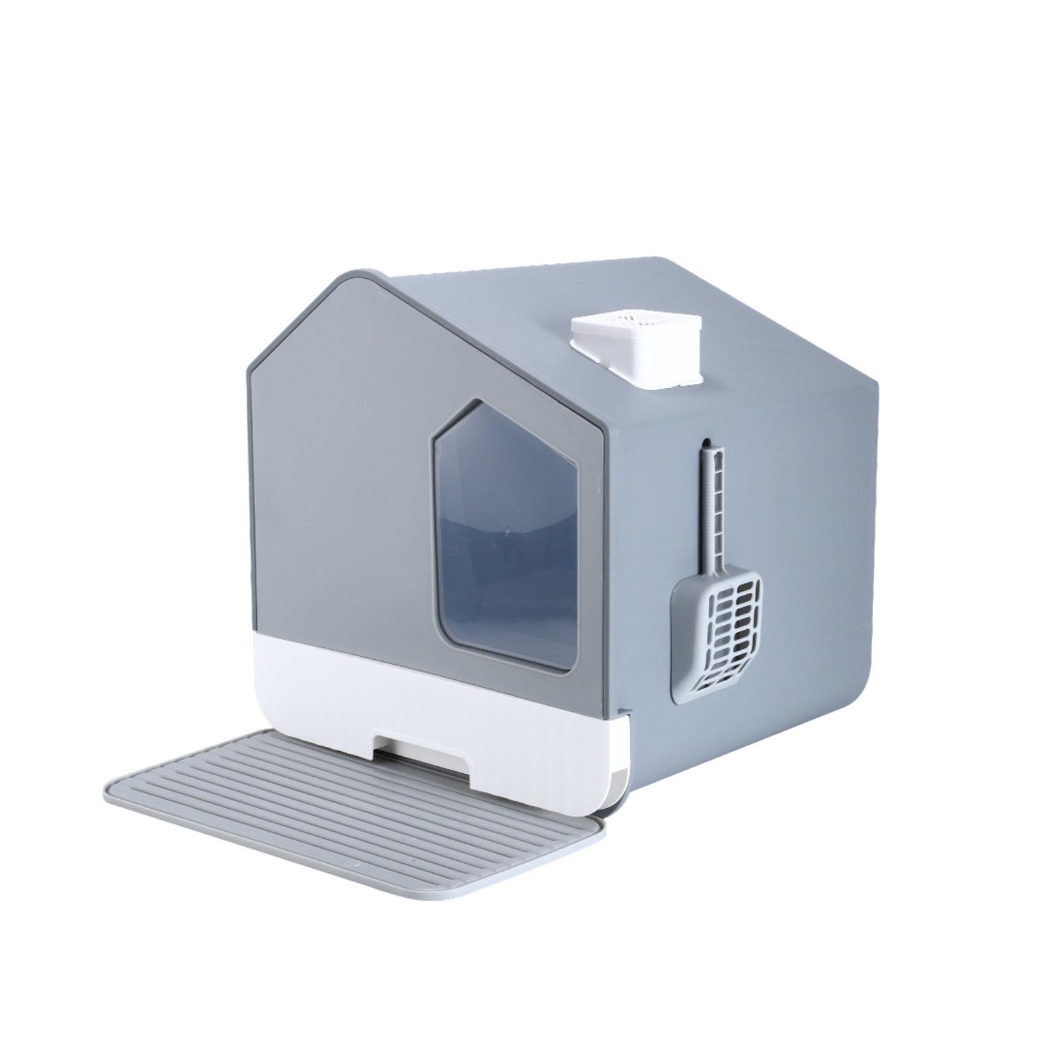 ARENERO PARA GATOS DISEÑO CASA CON PALA - COOL CAT