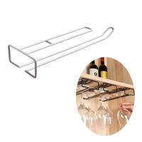 Soporte Organizador De Copas Multiuso De 1 Carril Blanco