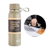 Termo Portátil De Acero Inoxidable Modelo Travel De 650 ml Verde
