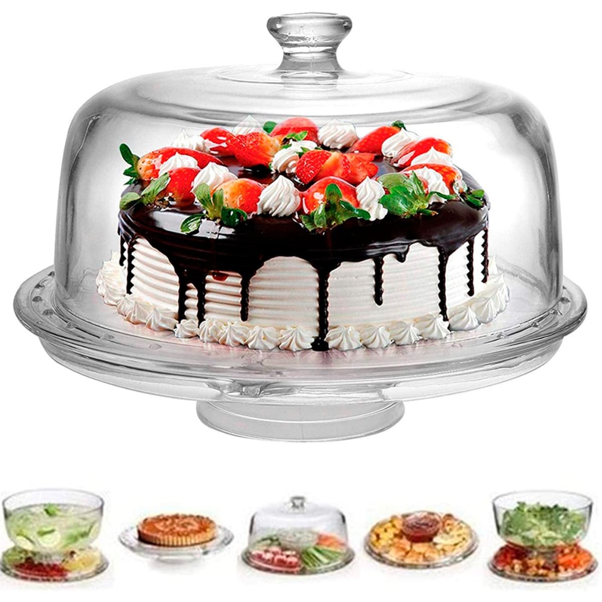 Porta Torta Multiuso Para Centro De Mesa
