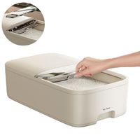 Contenedor de Arroz Multiusos Mr. Rice Beige