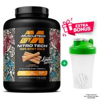 Proteína Muscletech Nitro tech 100% Whey Gold 2.32 kg Churro