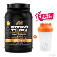 NITRO TECH 100% WHEY GOLD 2LBS DOBLE RICH CHOCOLATE