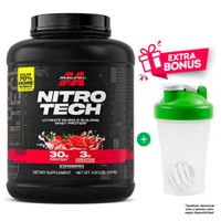 NITRO TECH MUSCLETECH WHEY PROTEIN 4 LBS STRAWBERRY