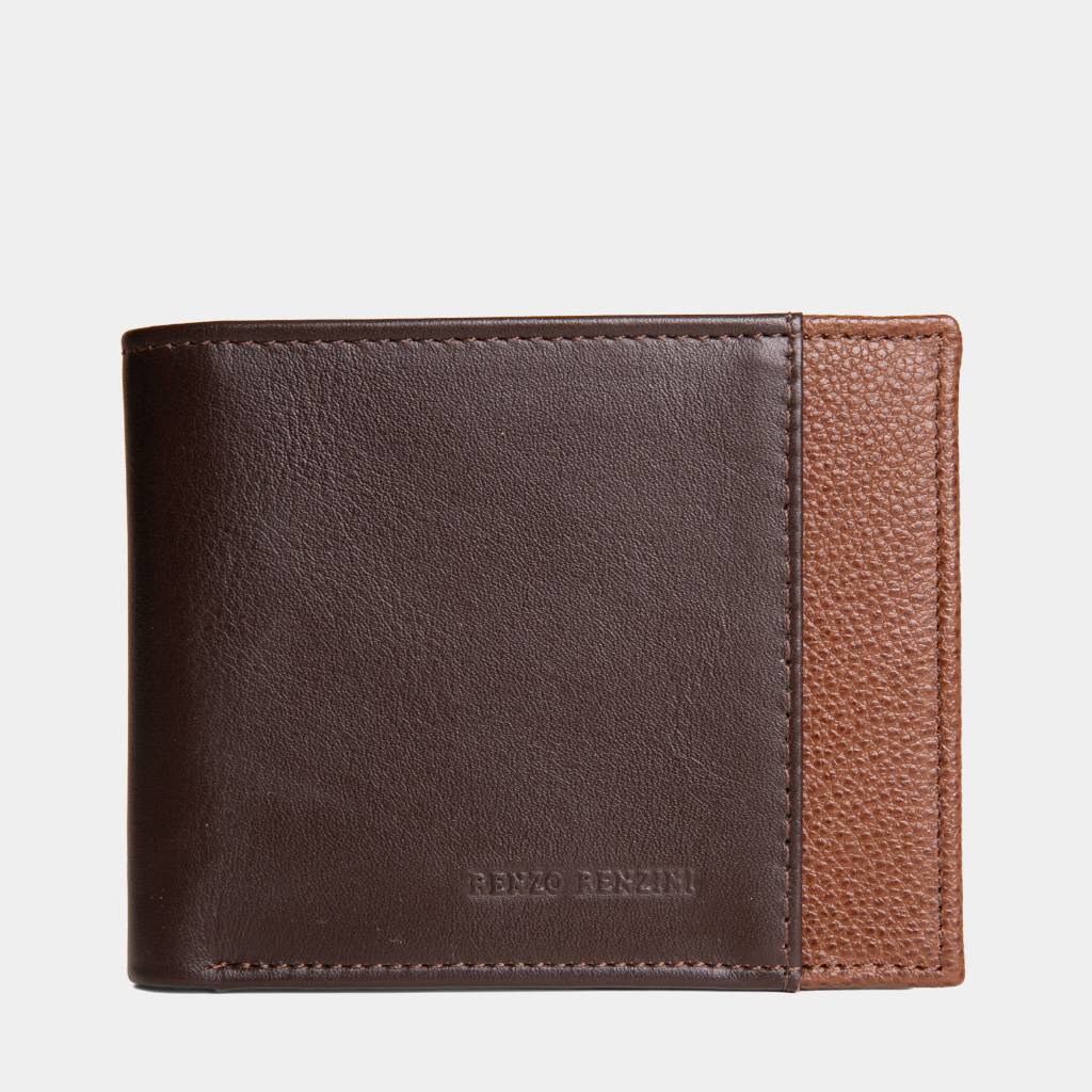 Billetera Renzo Renzini Hombres Rrz-Is00001 Cuero
