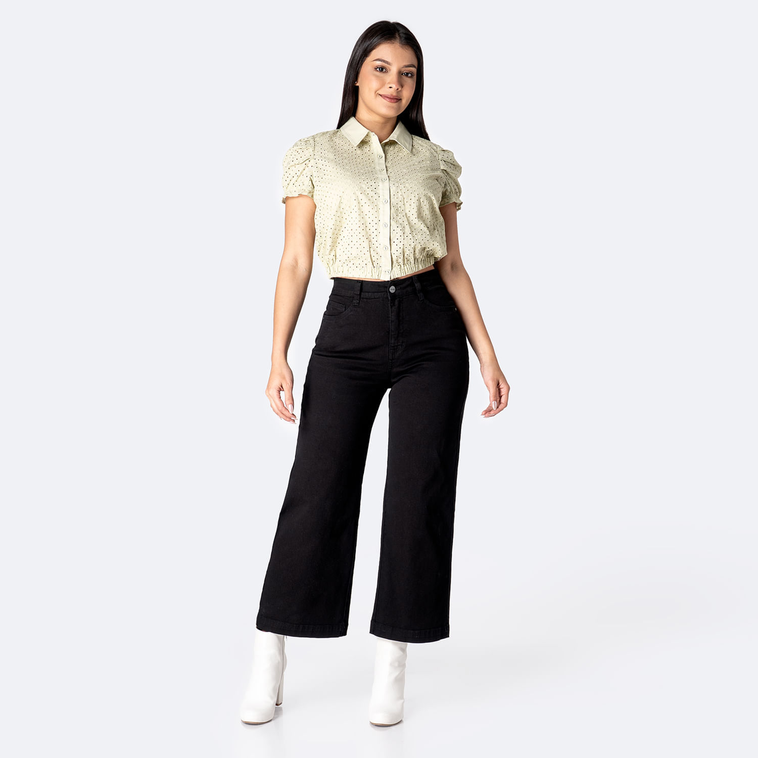 Pantalón Mujer Pionier Twill Culotte Lari Bull New