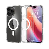 CASE COMPATIBLE CON IPHONE 16 PRO MAX SPIGEN NEO HYBRID CRYSTAL MAGSAFE TRANSPARENTE