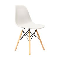 Silla De Comedor Diseño Eames Blanco Polipropileno Ofideas