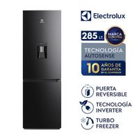 ERBA29V2HVB Refrigerador No Frost Bottom Freezer Electrolux Inverter+Inteligencia Artificial 285 Litros