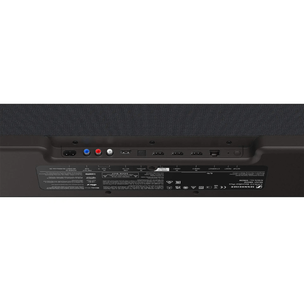 Sennheiser Ambeo Soundbar Plus Soundbar Premium 3D Dolby Atmos WiFi Bluetooth Sonido Envolvente