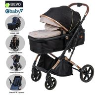 Coche Cuna Moisés de Lujo SATURNO EB126-1 Beige