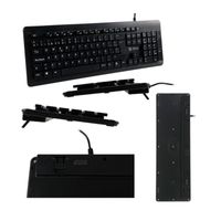 Teclado a Prueba de Agua Teros TE4065 TE-4065 USB IPX7 Membrana 105 Teclas
