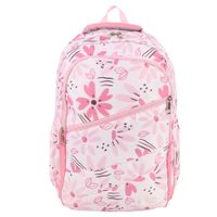 Mochila 3 Cierres Flores Rosa CLASS&WORK