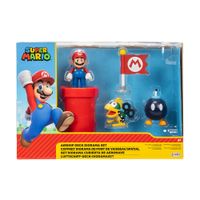 Set Figuras de Colección NINTENDO Diorama Cubierta de Aeronave
