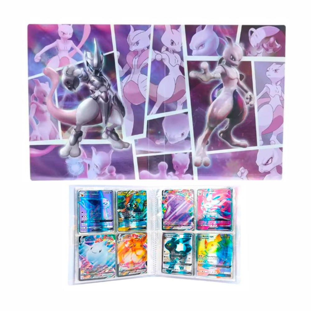 Folder 4 Bolsillos 240 Cartas Mewtwo Armor