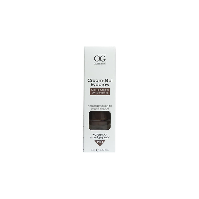 Delineador de Cejas en Crema-Gel Maquillaje Profesional N° 05 ""Dark Brown"" 4gr Delineador OG