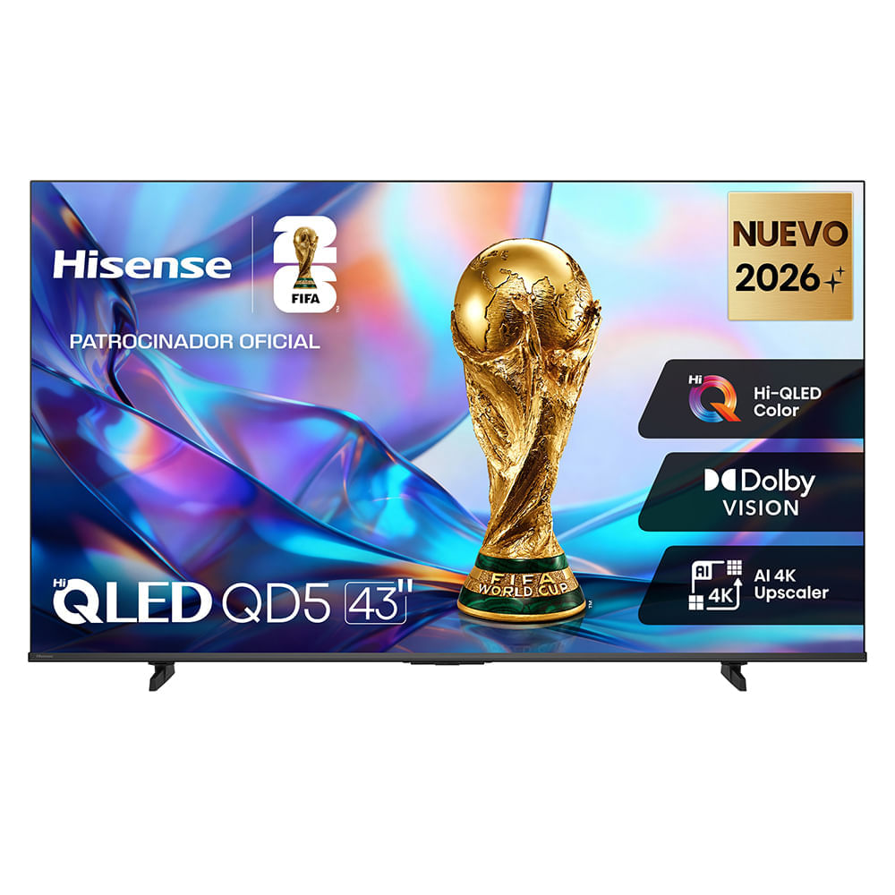 Televisor HISENSE Hi-QLED 43"" UHD 4K Smart TV 43QD5SV
