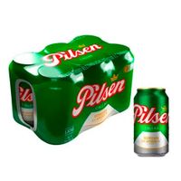 SIX PACK CERVEZA PILSEN LATAx355ML