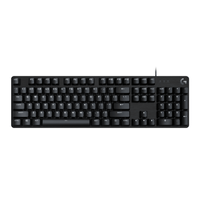 Teclado Gamer Logitech G413 SE Mecánico Blanco LED - Negro