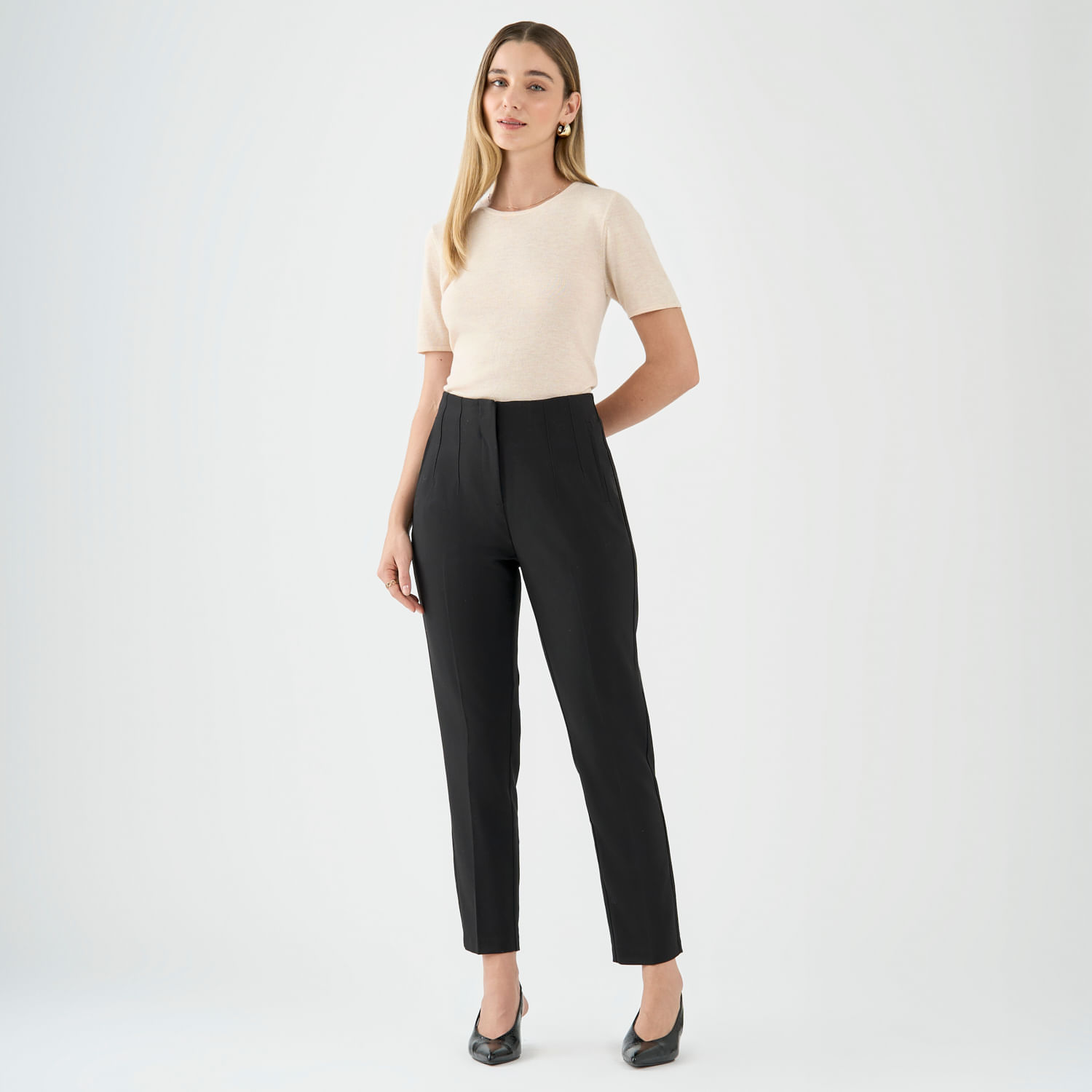 Pantalón Mujer Pinza Malabar