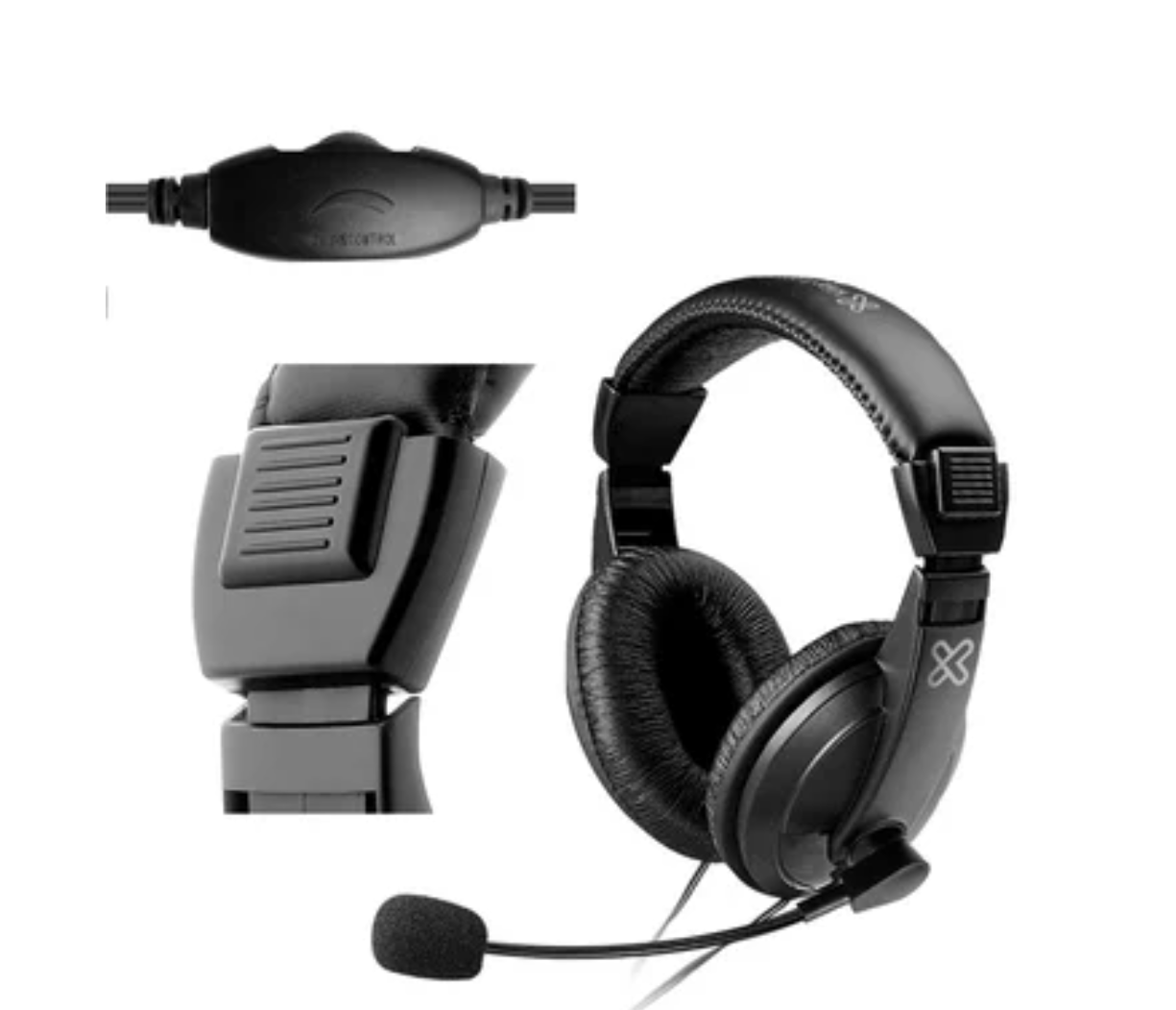 Audifonos Con Microfono Klipxtreme KSH-301 control volumen
