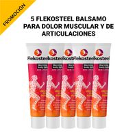 5 Flekosteel Balsamo Para Dolor Muscular Y De Articulaciones