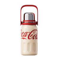 Termo Deportivo Germ x Coca-Cola | 800ml /27 Oz con asa Beige