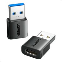 Paquete De 2 Adaptadores Ugreen Usb A A Usb C De 10 Gbps 45275