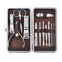 Set Manicure Pedicure Estuche 12 En 1 Kit Acero