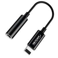 Cable Adaptador de Audio LIGHTNING a JACK 35mm NETCOM