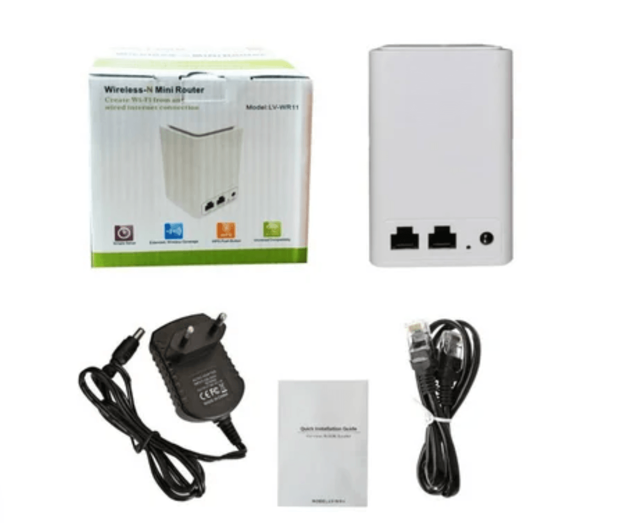 Mini Router 300m Amplificador Repetidor Wifi Inalambrico LV-WR11