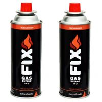 2 Gas Butano FIX Ultra Refinado valvula universal cocinillas flameador
