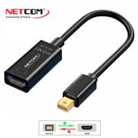 Adaptador Convertidor Mini DisplayPort a HDMI NETCOM 4K 60Hz