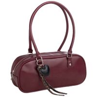 Cartera Baguette Color Borgoña SINGULAR