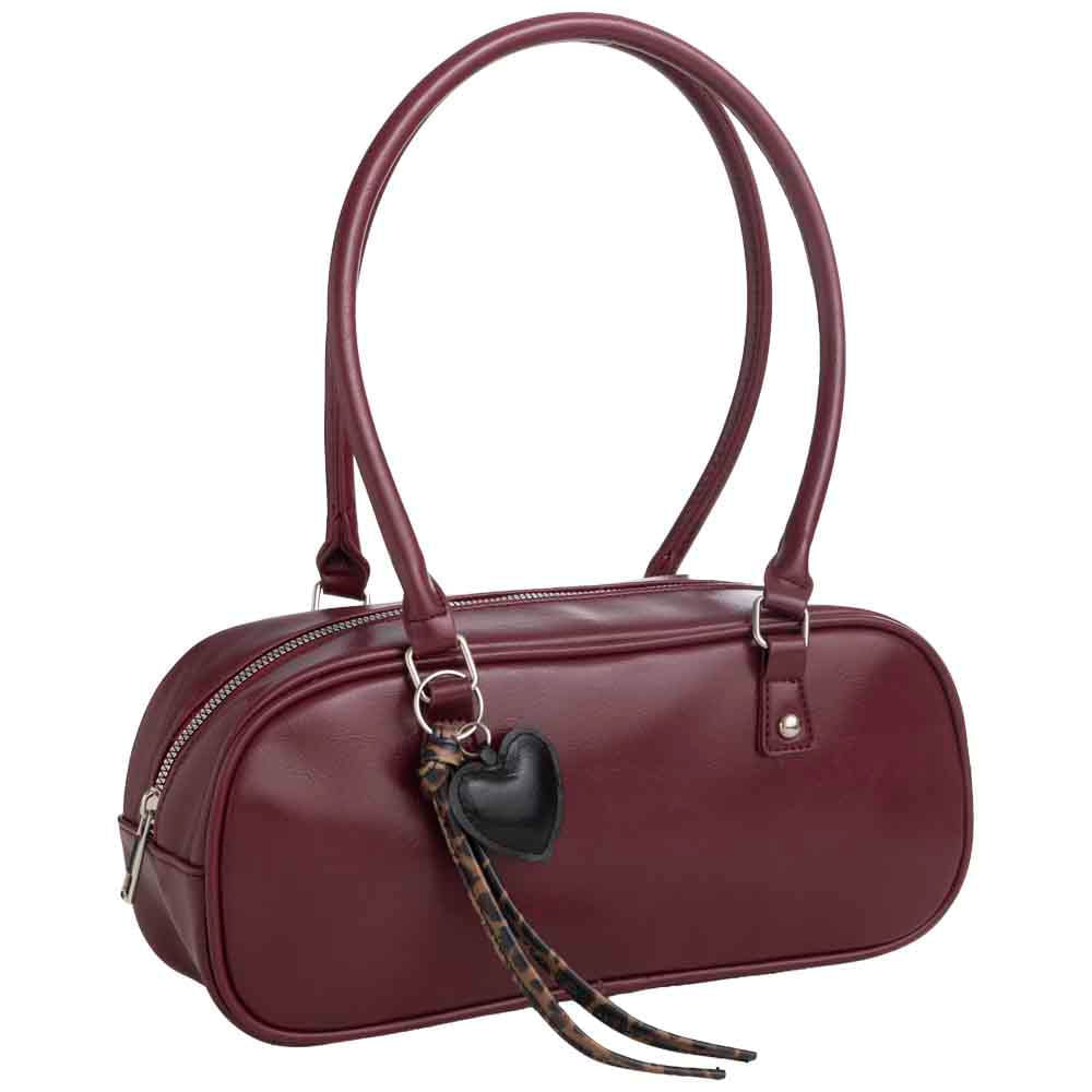 Cartera Baguette Color Borgoña SINGULAR