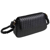 Cartera Tejida Color Negro SINGULAR