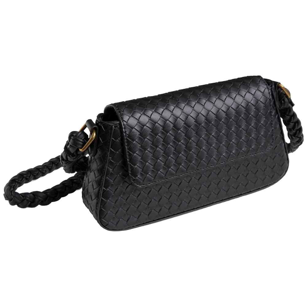 Cartera Tejida Color Negro SINGULAR