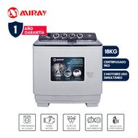 Lavadora Semiautomática Miray LMS-1895 18kg