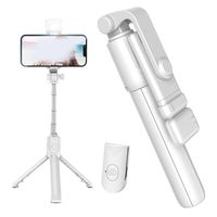 Palo Selfie Y Tripode Con Luz Led