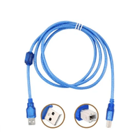 Cable Para Impresora Escaner Usb 2.0 3 Metros - Azul