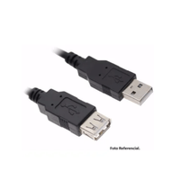 Cable Extensión Usb 2.0 Macho A Hembra 5 Metros - Negro
